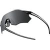 ROCKBROS Occhiali Ciclismo Polarizzati Uomo, Occhiali da Sole da Donna Sportivi, Protezione UV400, Senza Montatura, Regolabile Leggero Antiscivolo, per Bici MTB Corsa Pesca Guida, Nero