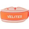 Velites Cintura lombare per sollevamento pesi I Cintura sollevamento pesi I Supporto e comfort I Per peso morto, squat, sollevamenti, esercizi con carichi massimi. (Orange, X-S)