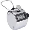 Terryshop74 Contatore Conta Persone contapersona Manuale in Metallo Portatile contacolpi