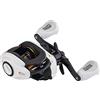Abu Garcia MAX PRO Mulinello da pesca a basso profilo, predatore, luccio, pesce persico, luccioperca, unisex, bianco, LP, mano
