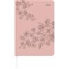 Alpha Edition - Lady Journal Grande Deluxe Salmon 2026 - Agenda tascabile A5 (15 × 21 cm) con 128 pagine e copertina Tucson con motivo stampato, agenda Weekly con Bucket List