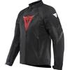Dainese - Air Graphics Tex Jacket, Giacca Moto Estiva, Ventilata e Leggera, con Protettori Morbidi su Spalle e Gomiti, Man, Nero/Diamante Rosso, 46