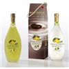Bottega Confezione Cuor di Limone - Liquore Limoncino 30% - 500ml & Crema Limoncino Limoni di Sicilia 15% - 500ml
