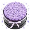 VEVOR Fiori Secchi Ornamentali 50 Rose Stabilizzate in Scatola Rotonda, Bouquet di Fiori Eterni, Rosa Eterna Vera, Ampia Gamma di Utilizzi Anniversario, San Valentino, Natale, Lavanda Viola