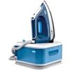 Braun CareStyle Compact Pro IS2565, Ferro Stiro a Vapore, Tecnologia FreeGlide 3D, iCareMode, Modalità Eco e Turbo, Stiratura Verticale, Antigocciolamento, Serbatoio 1.5L, 6.5 bar/430g/min, 2400W, Blu