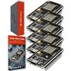 AZDelivery 5 x NodeMCU Amica V2 ESP8266 ESP-12F, Modulo Wifi IoT con CP2102, Development Board Wifi compatibile con Arduino incluso un E-Book!