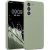 kwmobile Custodia Compatibile con Samsung Galaxy S22 Plus Cover - Back Case per Smartphone in Silicone TPU - Protezione Gommata - Verde Grigio