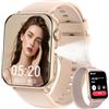 IOWODO Smartwatch Uomo Donna,Orologio Fitness con Chiamate,1.91 Smart Watch Monitor del SpO2/ Sonno,24H Cardiofrequenzimetro,100 modalità Sportive,Fitness Tracker per Android iOS rosa