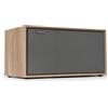 VULKKANO T40 ARC Cassa Amplificata con Woofer da 4, Bluetooth 5.0, HDMI ARC, Optica, RCA, USB, Altoparlante da tavolo, per la TV o per lo Scaffale, Colore Brown