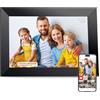 VESWWE FRAMEO Cornice Digitale WiFi 10 Pollici VESWWE Cornice Foto Digitale Touch Screen IPS 1280x800 Memoria Integrata da 32GB Rotazione Automatica Condividi foto e Video Utilizzando l'app Frameo