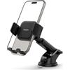 Spigen Porta Cellulare Auto [Rotazione a 360°] Supporto Telefono Universale per Parabrezza e Cruscotto, Compatibile con iPhone 17 16 15 14 13 12 Samsung S26 S25 Pixel 10a 10 9 Xiaomi