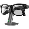 PRISMXR Stazione di ricarica in alluminio Carina S1, base portatile compatibile con accessori per occhiali intelligenti Ray‑Ban Meta, per Wayfarer/Headliner/Skyler (Gen 1 e 2) - Grigio