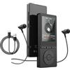 Aiandcc 64 GB Lettore MP3 Bluetooth 5.3, MP3 Lettore Musicale con Cuffie, Dittafono, Suono HiFi, Lettore e-book, Schermo a Colori da 2,4 Polliciideale per Sport, Supporta Scheda TF da 128GB
