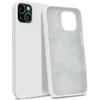MyGadget Cover per iPhone 15 Plus - Custodia Antiurto in Silicone Morbido - Case con 3 Strati in TPU Ultra Resistente - Protezione Antigraffio - Bianco