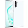 MyGadget Cover per Samsung Galaxy Note 10 - Custodia in Silicone Morbido a Doppio Strato - Case con Protezione Fotocamera & Fodera Interna Antigraffio - Bianco