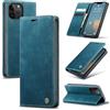 Azororo Cover per iPhone 13 Pro 5G, Premium PU Pelle Custodia, Magnetica Carta Fessura Portafoglio Case, Flip Cavalletto Custodia per iPhone 13 Pro - Blu verde