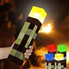HOTUT Lampada da Parete Torcia, Lampada da Notte Ricaricabile 28 cm, Luce Notturna Portatile da Parete con 4 Colori, Multifunzionale Lamp 3D Torch per Soggiorno, Gaming, Studio, Camera
