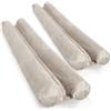 com-four® 2x Paraspifferi per Porte - Paraspifferi in Microfibra Con Doppia Guarnizione - Protezione Efficace contro Correnti d'Aria e Rumore - 86 cm (02 pezzi - tortora)
