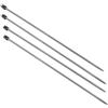 JYC CREATIVE - 2 Paia di Ferri da Maglia 5 mm x 35 cm, Ferri Lunghi con Manico Ergonomico a Presa Ferma, Ideali per Progetti di Maglia, Adatti per Principianti ed Esperti (2 Paia, 5 mm x 35 cm)