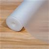 Home Direct Tappetino per cassetti impermeabile Tappetini Non-adesivo EVA Plastica Rotolo per Mensola Cassetto Frigorifero Tavolo Mobile Cucina Lavello Ripiani, Ritagliabili 44cm x 400cm Bianco trasparente