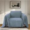 BellaHills Ciniglia Copridivano Impermeabile, Antigraffio Gatto Divano, Copridivano Mobili Protector, Copridivani Resistente Alle Macchie E Ai Graffi per Cani e Gatti, (Blu pietra, 180 x 230cm)