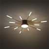 minifair Plafoniera moderna a LED 12+1 teste Lampadari neri semi-incasso Illuminazione a soffitto per camera da letto Soggiorno Cucina Sala da pranzo Ristorante