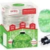 GINMA - Luci Natale LED Interno e Esterno con 8 Effetti Luce, Certificate IP44, Basso Consumo e Impermeabili - Cavo Trasparente (Verde Smeraldo, 14 Metri (200 LED))