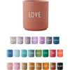 Design Letters Coppa preferita, LOVE (Nude) - Tazza da caffè decorativo con molte funzioni, Realizzato in colori alla moda con diverse dichiarazioni, Ottimo come regalo, 250 ml