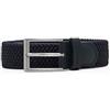 Armani Exchange Cintura da uomo intrecciata, blu scuro, 95, Navy scuro, 95 cm