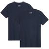 DANISH ENDURANCE T-Shirt Uomo Cotone, Magliette Maniche Corte Senza Etichetta, Scollo a V, da 1 a 4 Pezzi, Scollo A V - Nero 2 Paia, 2XL