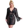 ohyeahlady Baby doll Intimo Donna Pizzo Hot Tagile Fort Kimono Pigiama Sexy Completino Intimo lingerie Curvy Camicia da Notte Eleganti Accappatoio Vestaglia String Cintura(Rosso,XS-S)