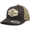 SURF MONKEY - Cappello tipo Trucker 6p, visiera curva, regolabile, profilo basso, Taglia unica