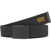 G-STAR Webbing Belt for Men, Color Black Metal/Salute, One Size