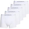 Marks & Spencer Boxer Aderenti in Modal e Cotone Supima® - Confezione da 5 (Bianco|XL) Uomo Bianco