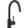 BLANCO 526653 Mida-S Rubinetto da cucina, nero opaco, Hochdruck