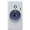 Gewiss Interruttore Bipolare 250V AC, 10Ax, con Chiave, Simbolo 0/I, 1 Modulo, System White