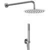 Ideal Standard - Idealrain, Kit doccia tondo 5 pezzi, Set accessori doccia per bagno, Cromato