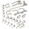 Wall Control KT-200-DLX W Pannello portaoggetti scanalato Deluxe con ganci, pannello forato e pannello portautensili scanalato, bianco