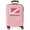 Pepe Jeans Carol Set di valigie rosa 55/68 cm Rigida ABS Chiusura a combinazione laterale 104 l 6 kg 4 ruote doppie equipaggiamento a mano