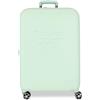 Reebok Franklin, valigia da cabina, set valigie, realizzato in ABS, materiale resistente e leggero, chiusura TSA, quattro ruote doppie a rotazione multidirezionale, di Joumma Bags, Menta, 48 cm x 70