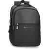Pepe Jeans Jarvis Zaino per portatile regolabile 15,6 nero 31 x 44 x 15 cm Poliestere con dettagli in finta pelle 20,46 L