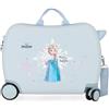 Disney Frozen Valigia per Bambini Rigida in ABS con Chiusura a Combinazione Laterale, 4 Ruote - Bagaglio a Mano | Joumma Bag