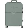Pepe Jeans Accent Valigia media verde 48x70x28 cm ABS rigido Chiusura TSA integrata 79L 4,32 kg 4 Ruote doppie