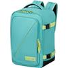 American Tourister Take2Cabin - Borsa da cabina Ryanair 25 x 20 x 40 cm, 24 L, 0,50 kg, Bagaglio a mano, Zaino aereo S Underseat, Turchese/Verde (Dusty Turquoise/Lime)