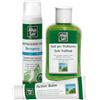 Allga San AllgaSan - Kit Cura per Piedi e Pelle Secca - Trattamento Idratante e Rigenerante con Protezione e Rinfrescamento - Sali per Pediluvio 350g + Active Balm 100ml + DeoSpray Trattamento 150ml