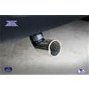Autokit Terminale di scarico per SMART 451 FOR TWO auto acciaio inox tuning kit cromato