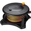 Fiskars Carrello Avvolgitubo L, Portata Totale 31,5 m, Tubo in Misura Universale (Ø 13 mm), Raccordo Universale per Tubo (Ø 13-15 mm), Presa Universale per Rubinetto, Lancia, Nero/Arancione, 1057237