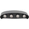 V-TAC VT-848 Lampada LED COBx8pcs up/down da parete alluminio nero wall light 4000K IP54 - SKU 8620