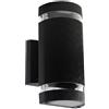 V-TAC Lampada da parete doppia Con Portalampada 2xE27 Doppio Fascio Luminoso Rotonda IP44 - 93573