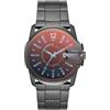 Diesel Orologio Master Chief da uomo, movimento cronografo, cassa in acciaio inossidabile Gunmetal da 43 mm con bracciale in acciaio inossidabile, DZ1965
